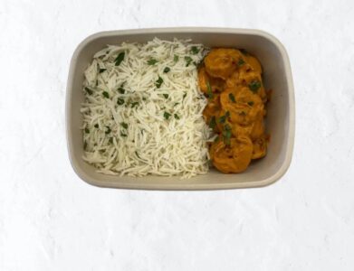 BUTTER SHRIMP WITH RICE