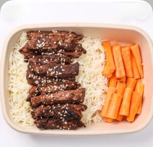SESAME STEAK WHITE RICE