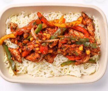 MEXICAN CHICKEN WITH WHITE RICE