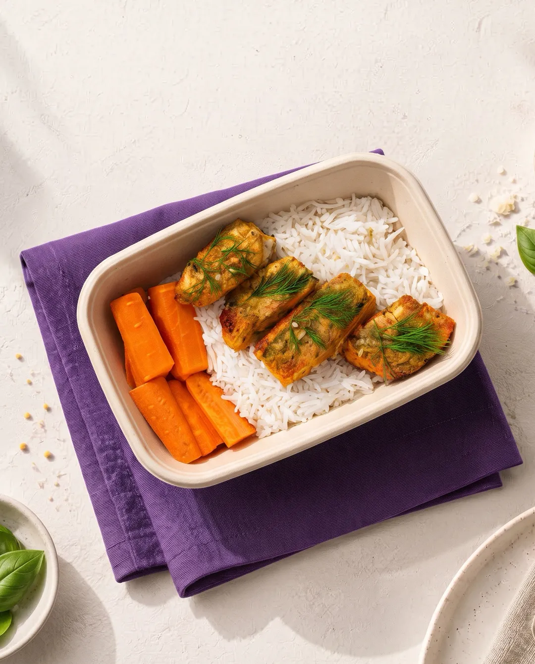 A fresh, colourful healthy meal bowl