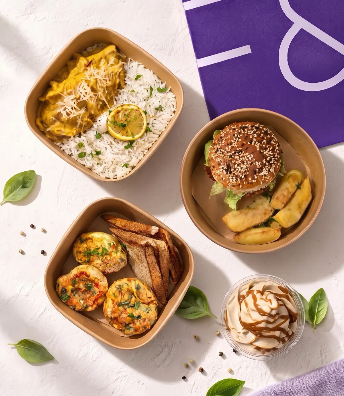 A fresh, colourful healthy meal bowl