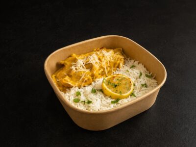 CREAMY LEMON CHICKEN WHITE RICE