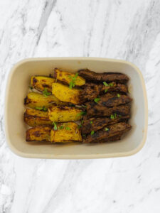 BBQ Steak Potato Wedges